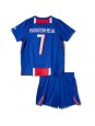 Paris Saint-Germain Khvicha Kvaratskhelia #7 Domácí dres pro děti 2026-27 Krátký Rukáv (+ trenýrky)